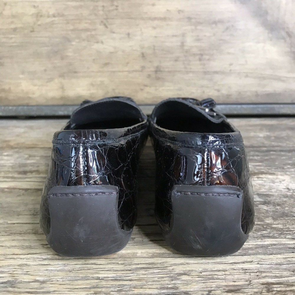 Stuart Weitzman Rascal Croc Driving Moccasins 7 - image 8